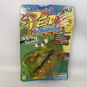 Vintage Uni Fortune Pet Buddies German Shepherd Battery Operated Keychain